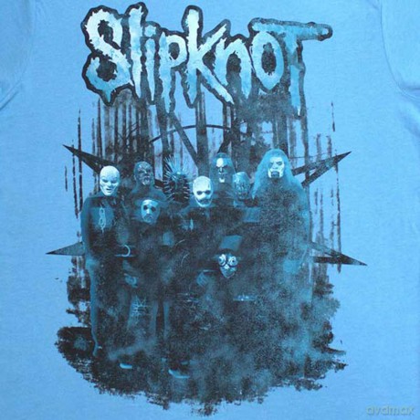 Slipknot: Unisex T-Shirt: The End, So Far Band (Blue) (Back Print) (Medium)