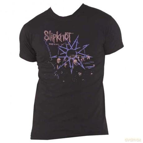 Slipknot: Unisex T-Shirt: The End, So Far Band Photo (Black) (Back Print) (XX-Large)