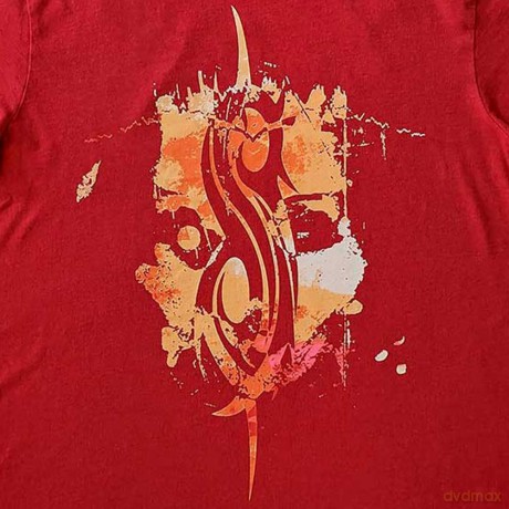Slipknot: Unisex T-Shirt: The End, So Far Tribal-S (Red) (Back Print) (Medium)