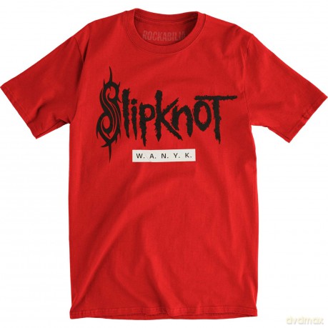 Slipknot: Unisex T-Shirt: WANYK (Red) (Back Print) (Large)