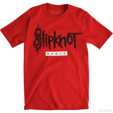 Slipknot: Unisex T-Shirt: WANYK (Red) (Back Print) (XXX-Large)