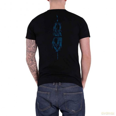 Slipknot: Unisex T-Shirt: WANYK Glitch Group (Black) (Back Print) (Large)