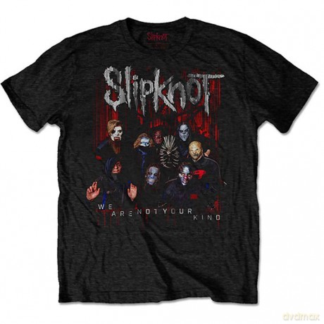 Slipknot: Unisex T-Shirt: WANYK Group Photo (Black) (Back Print) (X-Large)