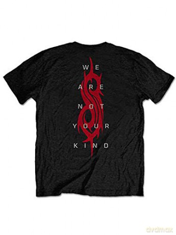Slipknot: Unisex T-Shirt: WANYK Logo (Black) (Back Print) (Small)