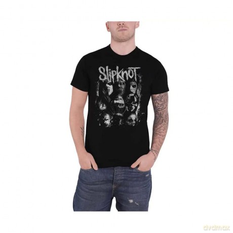 Slipknot: Unisex T-Shirt: WANYK White Splatter (Black) (Back Print) (Small)