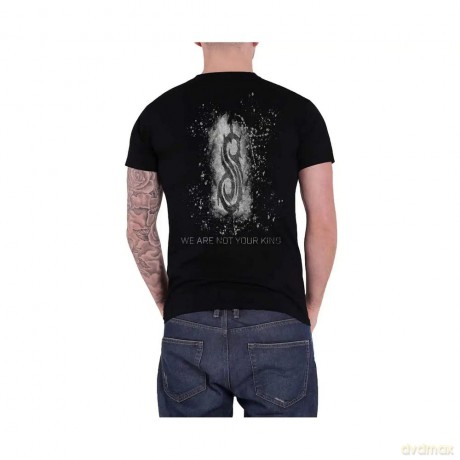 Slipknot: Unisex T-Shirt: WANYK White Splatter (Black) (Back Print) (Small)
