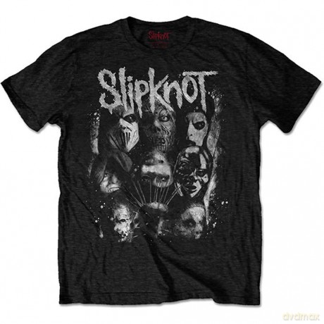 Slipknot: Unisex T-Shirt: WANYK White Splatter (Black) (Back Print) (XX-Large)