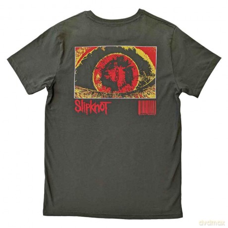 Slipknot: Unisex T-Shirt: Zombie (Green) (Back Print) (Medium)