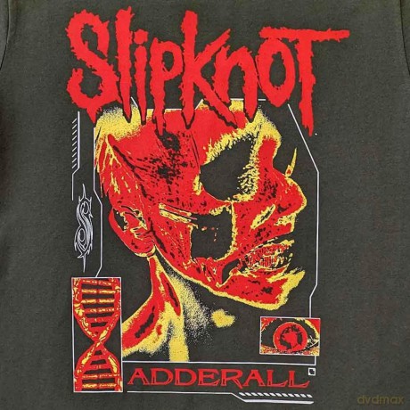 Slipknot: Unisex T-Shirt: Zombie (Green) (Back Print) (Medium)