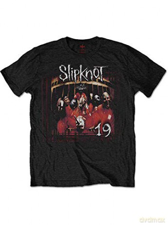 Slipknot: Unisex Tee: Debut Album 19 Years (Back Print) (Large)