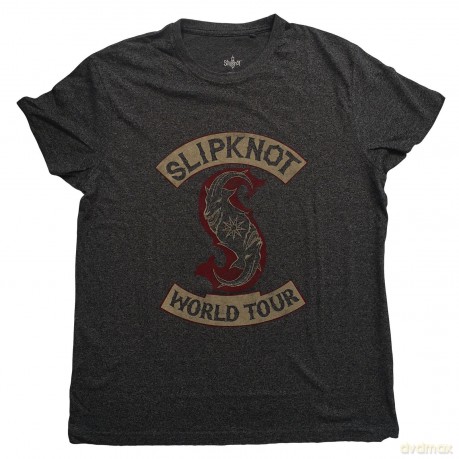 Slipknot: Unisex Vintage T-Shirt: Patched-Up (Brindle) (X-Small)