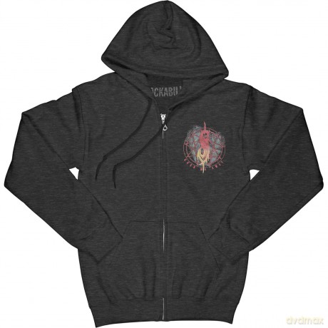 Slipknot: Unisex Zipped Hoodie: Burn Me Away (Dark Grey) (Back Print) (XX-Large)