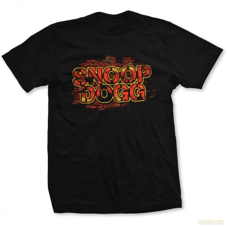 Snoop Dogg: Unisex T-Shirt: Red Logo (Black) (Medium)