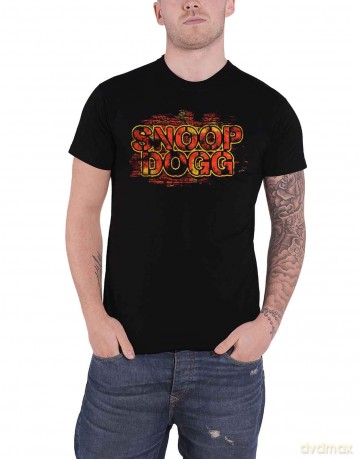Snoop Dogg: Unisex T-Shirt: Red Logo (Black) (X-Large)