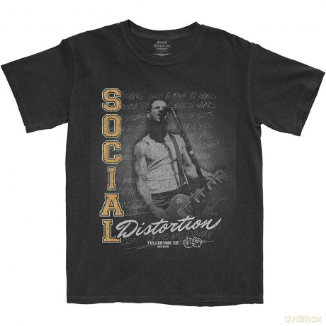 Social Distortion: Unisex T-Shirt: Athletics (Black) (Small)