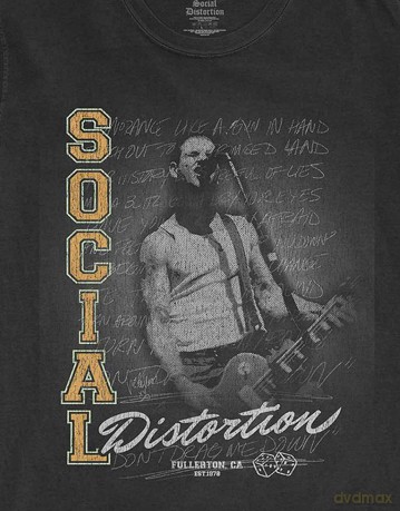 Social Distortion: Unisex T-Shirt: Athletics (Black) (X-Large)