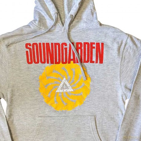 Soundgarden: Unisex Pullover Hoodie: Badmotorfinger Version 1. (Grey) (Medium)