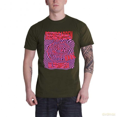 Soundgarden: Unisex T-Shirt: Ultramega OK (Green) (Large)