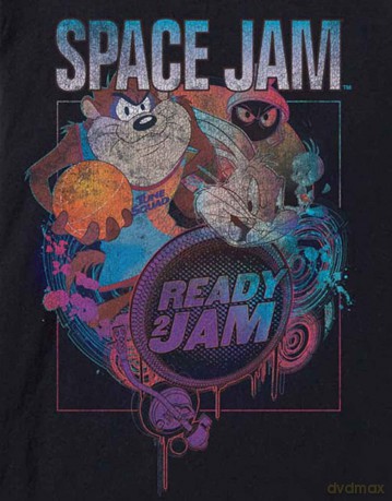 Space Jam: Unisex Long Sleeve T-Shirt: SJ2: Ready 2 Jam (Black) (Small)