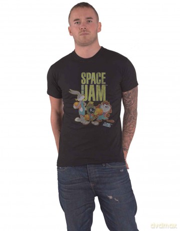 Space Jam: Unisex T-Shirt: SJ2: Tune Squad (Black) (Small)