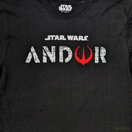 Star Wars: Unisex T-Shirt: Andor Logo (Black) (Medium)