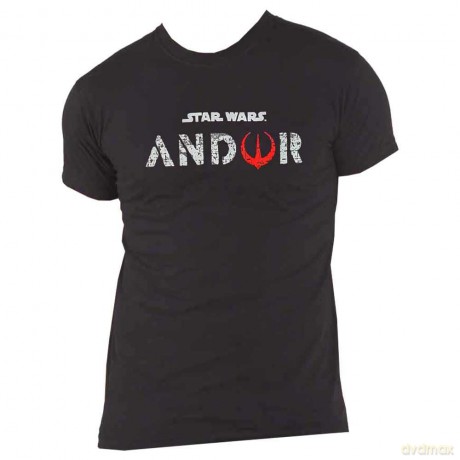 Star Wars: Unisex T-Shirt: Andor Logo (Black) (XX-Large)