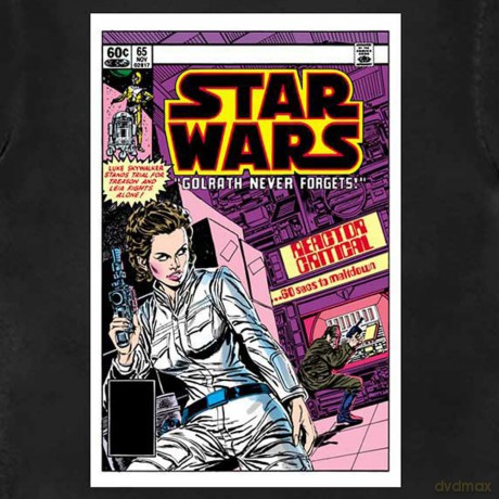 Star Wars: Unisex T-Shirt: Golrath Never Forgets Comic Cover (Black) (Small)