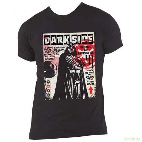 Star Wars: Unisex T-Shirt: Learn The Darkside (Black) (Small)