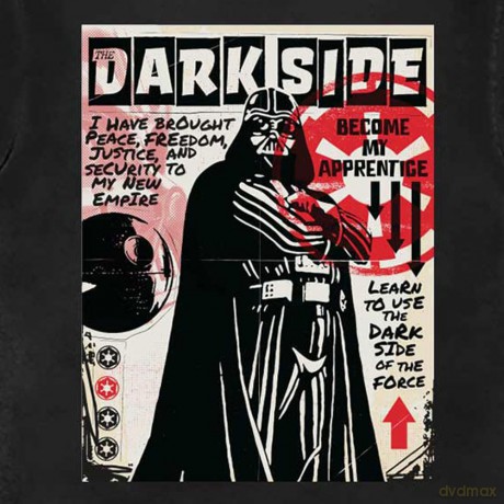 Star Wars: Unisex T-Shirt: Learn The Darkside (Black) (Small)