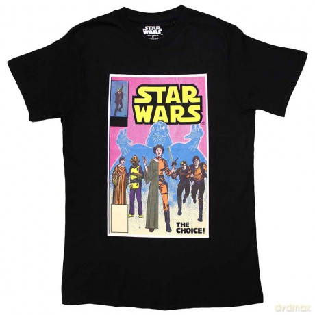 Star Wars: Unisex T-Shirt: The Choice Comic Cover (Black) (Medium)