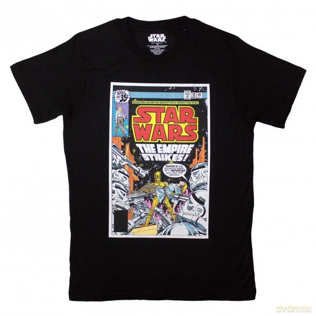 Star Wars: Unisex T-Shirt: The Empire Strikes Comic Cover (Large)
