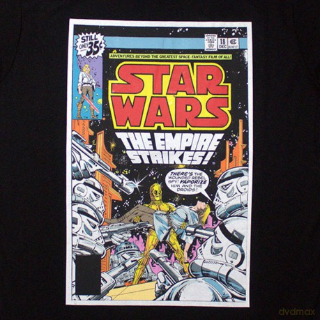 Star Wars: Unisex T-Shirt: The Empire Strikes Comic Cover (Large)