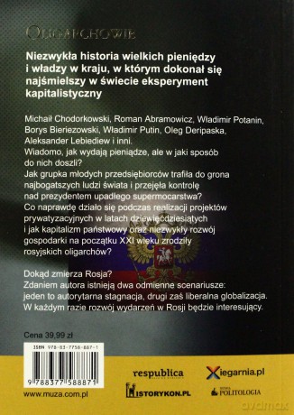 Oligarchowie. Pieniądze i władza w kapitalistycznej Rosji - Ericson Claes [KSIĄŻKA]