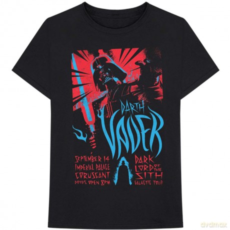 Star Wars: Unisex Tee: Darth Rock One (Medium)
