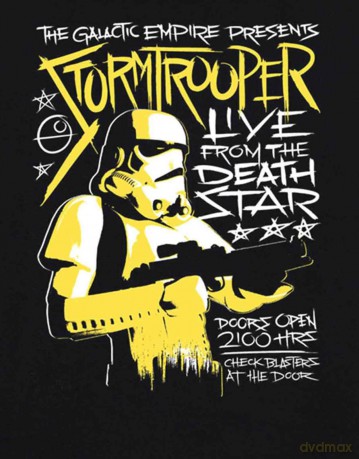 Star Wars: Unisex Tee: Stormtrooper Rock (Large)
