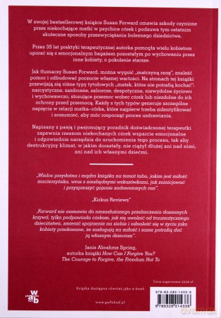 Matki, które nie potrafią kochać. Uzdrawiający poradnik dla córek - Forward Susan [KSIĄŻKA]
