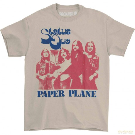 Status Quo: Men's Tee: Paper Plane (Large)