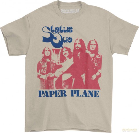Status Quo: Men's Tee: Paper Plane (Medium)