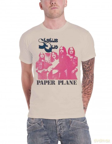 Status Quo: Men's Tee: Paper Plane (X-Large)