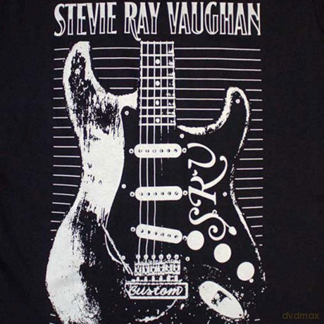 Stevie Ray Vaughan: Unisex T-Shirt: Guitar (Black) (Medium)