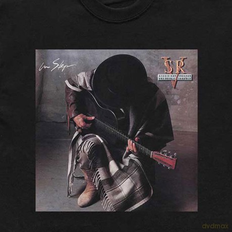 Stevie Ray Vaughan: Unisex T-Shirt: In Step Album (Black) (Medium)