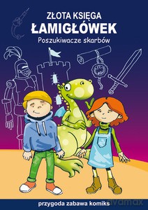 Złota księga łamigłówek. Poszukiwacze skarbów. Przygoda, zabawa, komiks - Guzowska Beata [KSIĄŻKA]