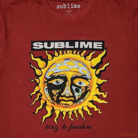 Sublime: Unisex T-Shirt: GRN 40 Oz (Red) (XX-Large)