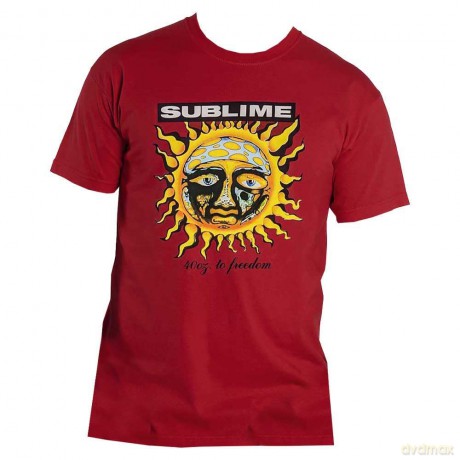 Sublime: Unisex T-Shirt: GRN 40 Oz (Red) (XX-Large)