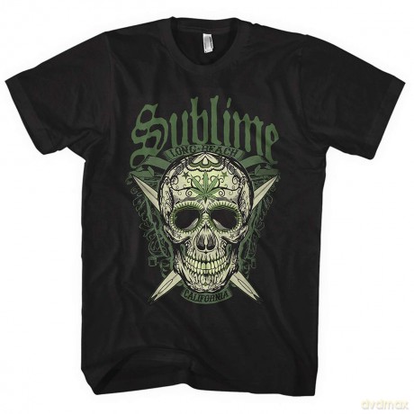 Sublime: Unisex T-Shirt: Long Beach (Black) (Medium)