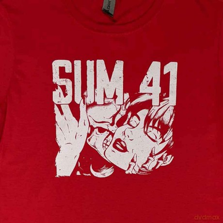 Sum 41: Ladies T-Shirt: Embrace (Red) (Ex-Tour) (Large)