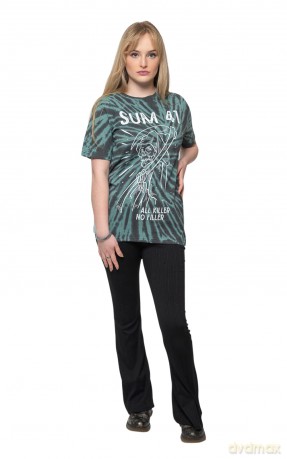 Sum 41: Unisex T-Shirt: Reaper (Green) (Wash Collection) (XX-Large)