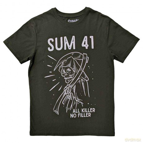 Sum 41: Unisex T-Shirt: Reaper (Green) (X-Large)