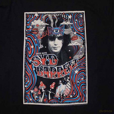 Syd Barrett: Unisex T-Shirt: Melty Poster (Black) (Ex-Tour) (X-Large)