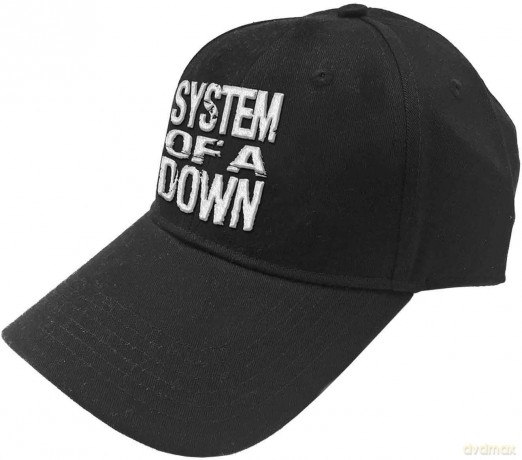 System Of A Down: Unisex Baseball Cap: Stacked Logo (Black)